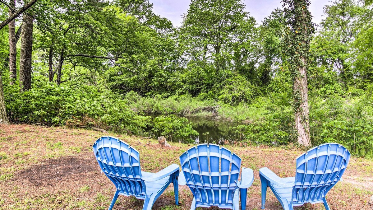 Onancock House | Home on Chesapeake Bay: Large Yard, Fire Pit