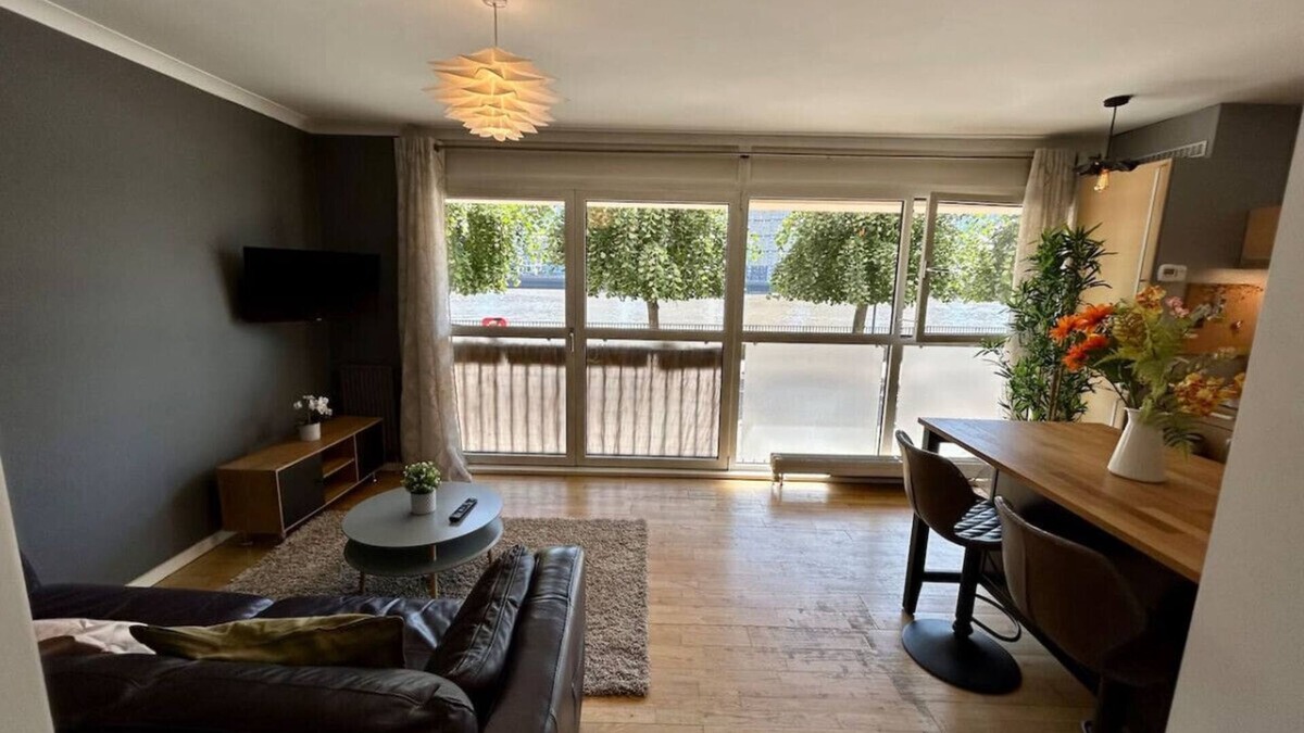 Surrey Docks Apartment | Homely apartment & Thames view