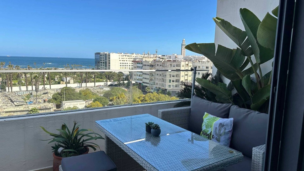 RACINE EXTENSION Apartment | Homerez - Elegant Apartment Sea View - Casablanca