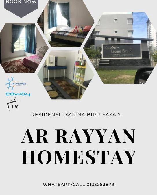 Sungai Buloh Apartment | Homestay Ar Rayyan RESIDENSI LAGUNA BIRU