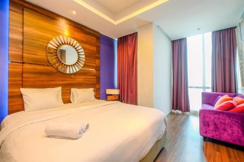 Bangka Apartment | Homey Penthouse 3BR with Extra Room Kemang Village Apartment By Travelio