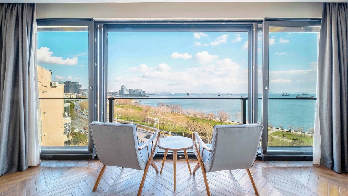 Bakırkoy Apartment | Homie Suites | Duplex 4br Penthouse w Sea View#BA6