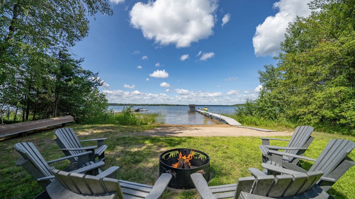 Merrifield Cabin | Horseshoe Lake Cabin with Sandy Beach, Gameroom, Fire Pit, Kayaks + Paddleboards