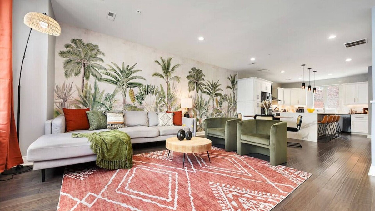 Lower Lawrenceville House | ★ HostWise Stays ★ Rooftop patio, King Bed, Garage Parking, Prime Location!