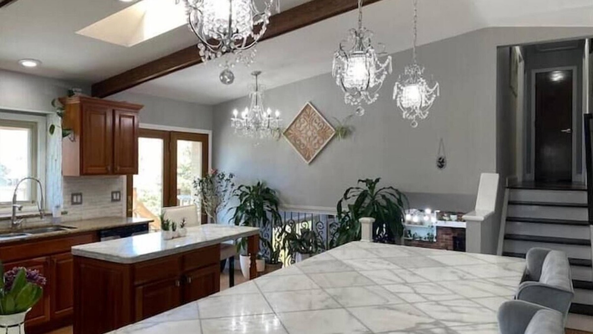 Briargate House | Hot Tub & Mountain Views; Theatre; Sauna; Piano; Two tier deck; Kid’s room