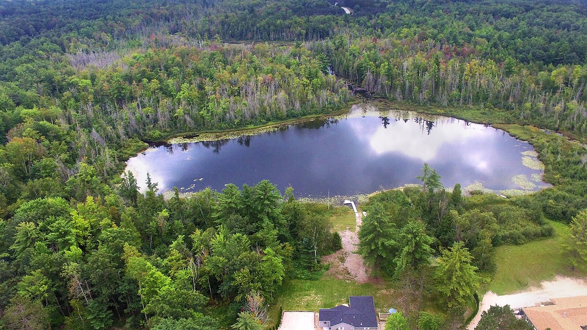 Interlochen House | Hot Tub! Outside Traverse City, SLEEPS 6 Pet Friendly, Fire Place, Fire Pit