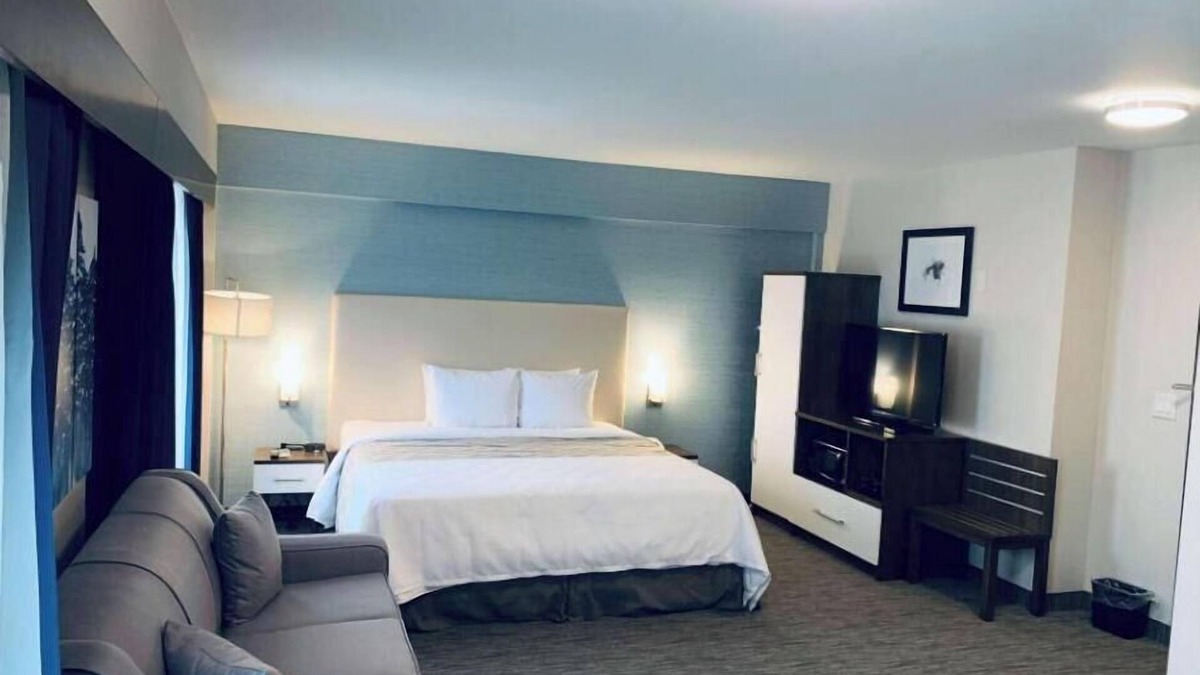 Northeast Mississauga Apartment | Hotel Chandni Victoria - King Room Disability Access