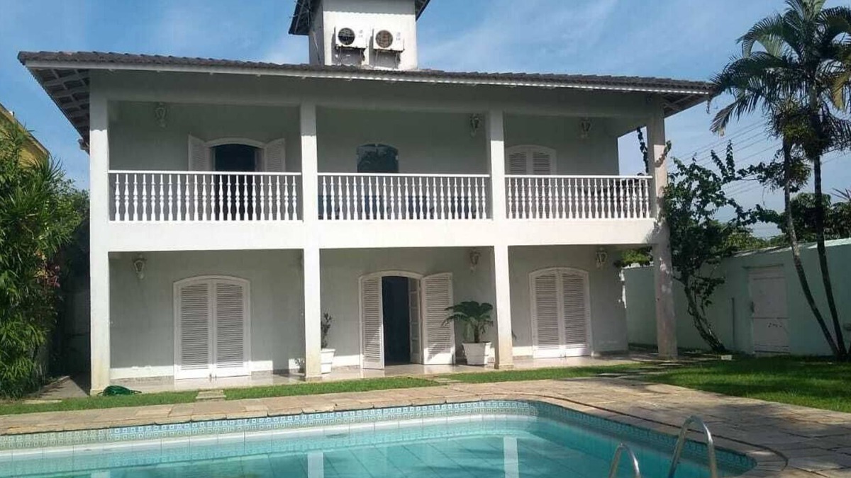 Jardim Mar e Ceu House | House 2 suites, swimming pool, barbecue, wi-fi - Mar Casado and Pernambuco Beach - Guaruja