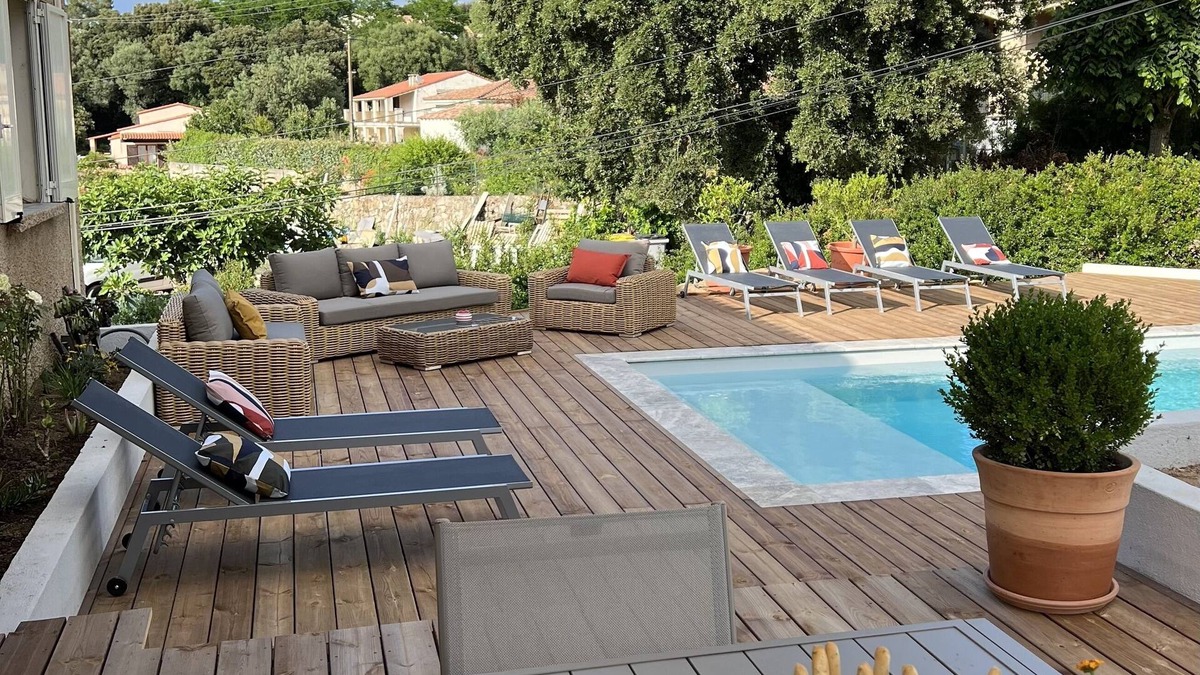 Sartene House | HOUSE 4* SWIMMING POOL - 10 min beaches - 8 people CLIMATIZED BARBECUE