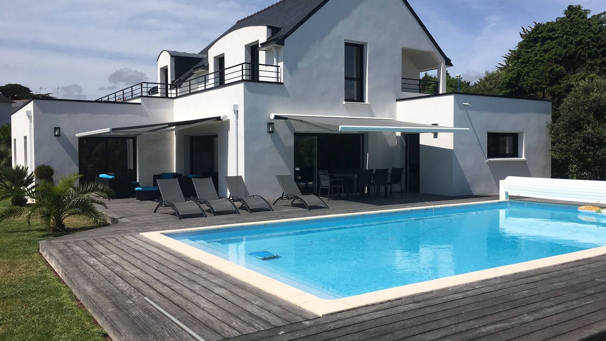Le Pouldu House | House 8 pers. Heated swimming pool. LE POULDU. CLOHARS-CARNOET
