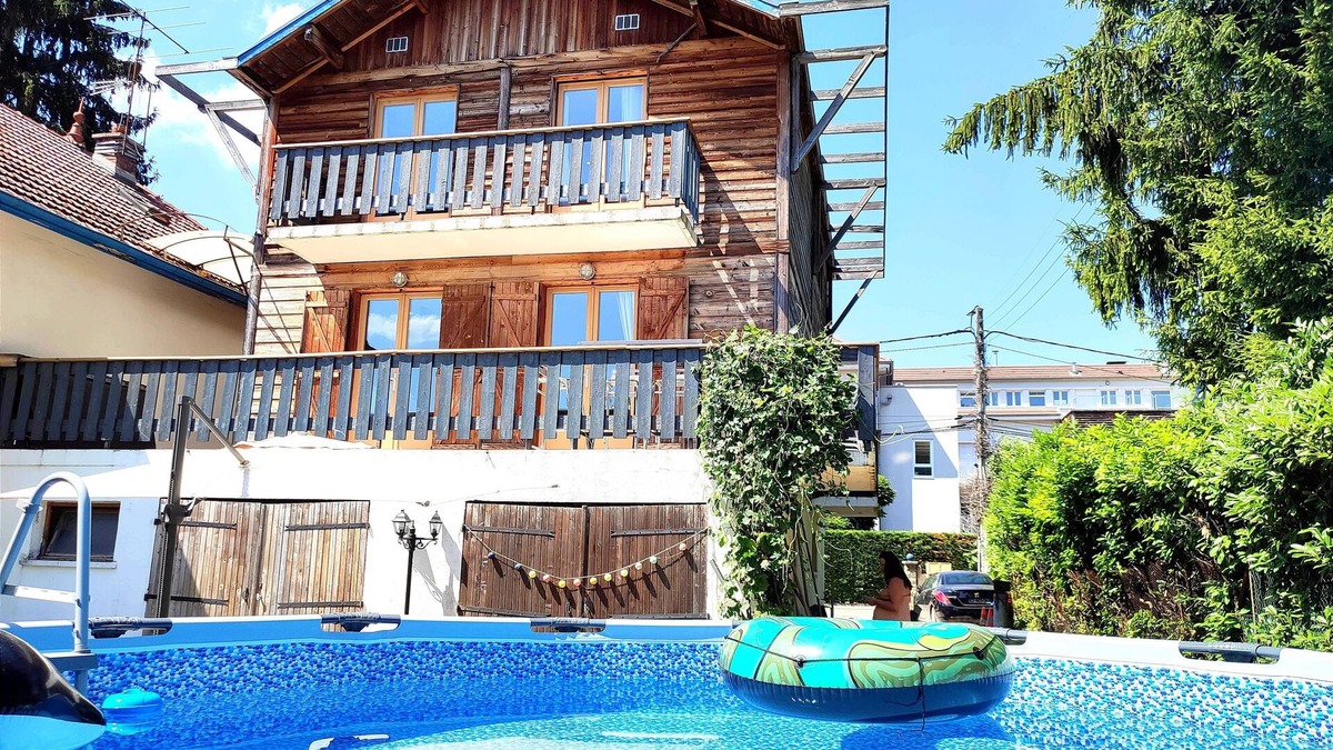 Aix-les-Bains Ski Chalet | House chalet swimming pool near golf hypodrome shops lake 7 min