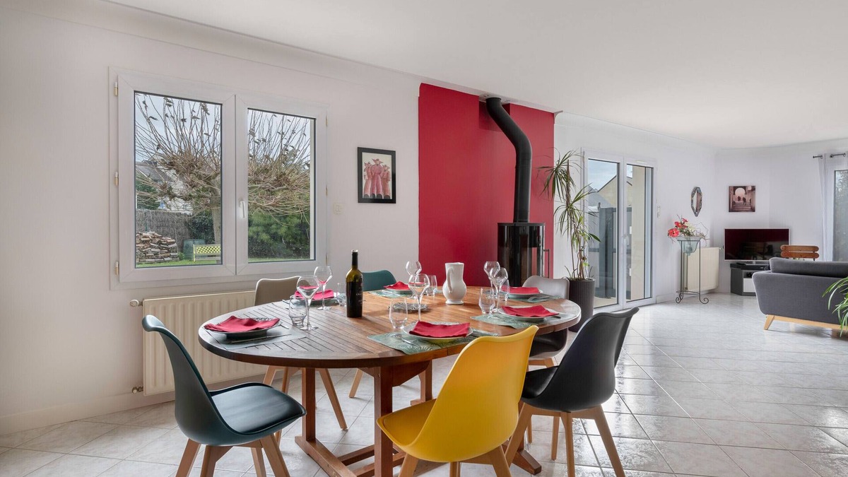 Le Pouliguen Ski Chalet | House for 7 - 750m from the marina