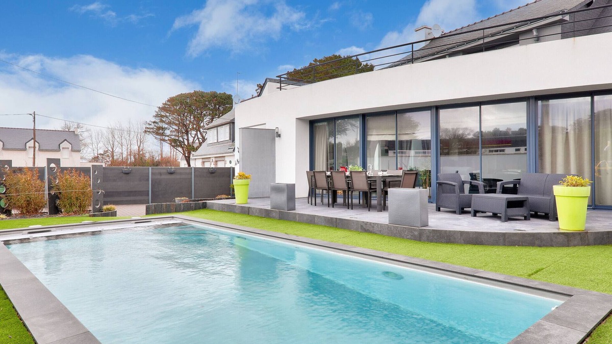 Saint-Pierre-Quiberon Ski Chalet | House for 8 -Pool - 550 m from the beach