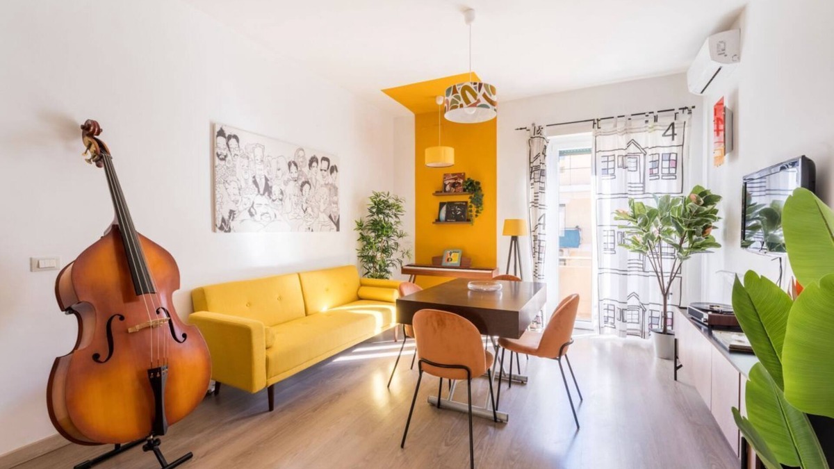 Pigneto Apartment | House Of Music, Stylish Apartment in Pigneto District