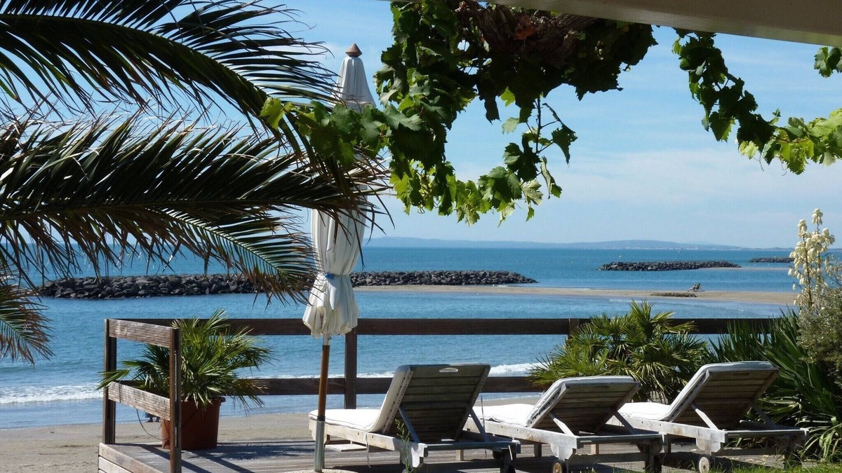 Cap d'Agde House | House on the Beach, Superb Panoramic Sea View, Cap d'Agde