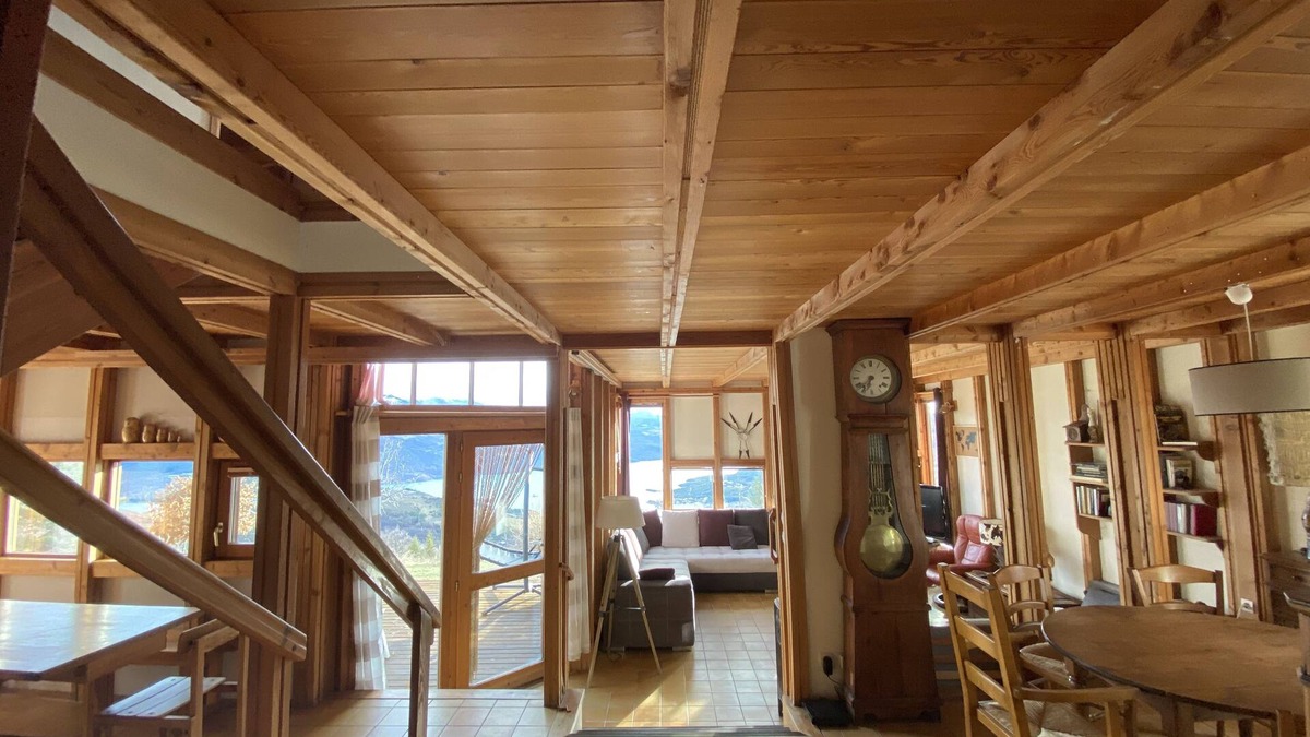 Prunieres House | House with breathtaking view of Lake Serre-Ponçon
