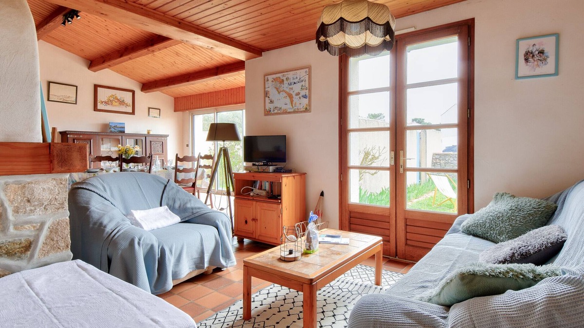 Noirmoutier-en-l'Ile Ski Chalet | House with garden at 300m from Sableaux beach