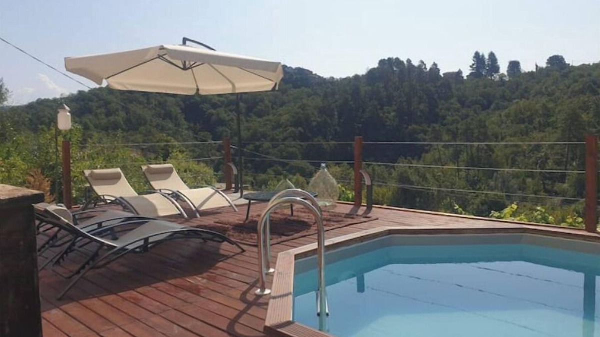 Ricco del Golfo di Spezia House | House with pool above Cinque Terre