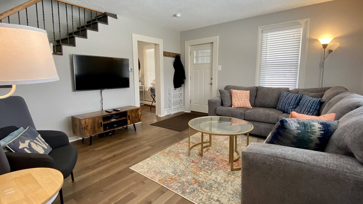 Elk Rapids House | Huge corner lot, home is a 2-minute walk to beach, playground, and park