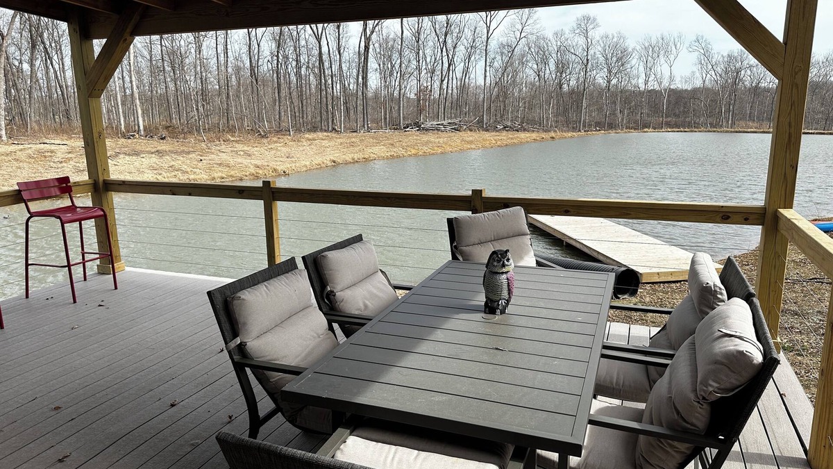 Loogootee Cabin | Hunter's Heaven overlooking private lake on 70 acres.
