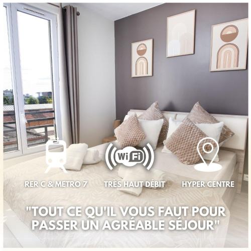Louis Bertrand-Mirabeau-Semard Apartment | Hyper center - Proche RER & METRO - 3,4 people