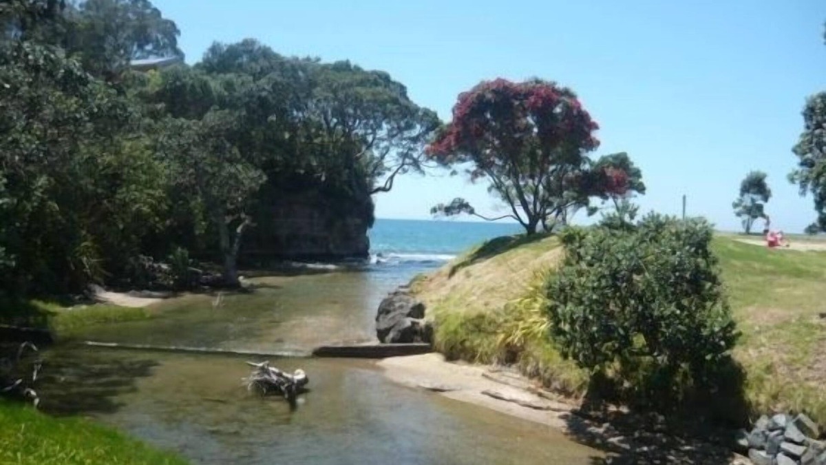 Red Beach Cabin | Iconic Kiwi Bach with sea views and a 2 minute walk to the beach.