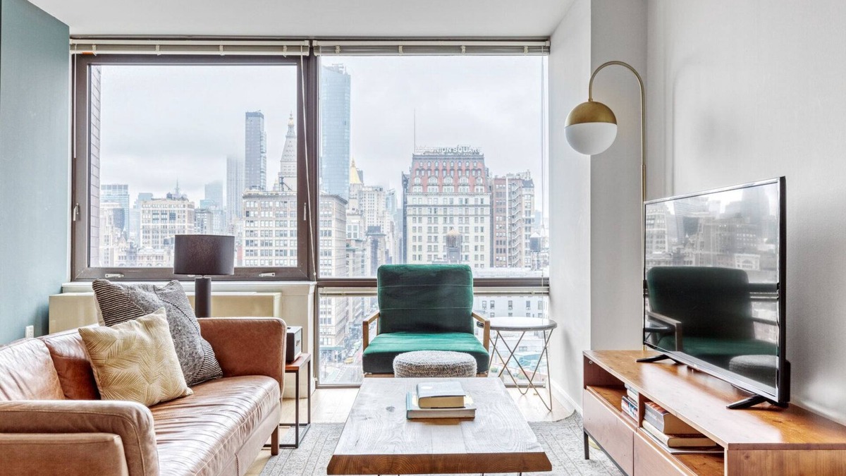 Union Square Apartment | Ideal Union Square 1BR w/Gym + W/D + Doorman near NYU by Blueground