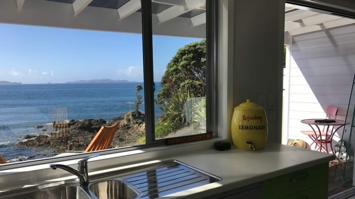 Te Tii Apartment | Idyllic absolute waterfront view from TIDE at The Sea House