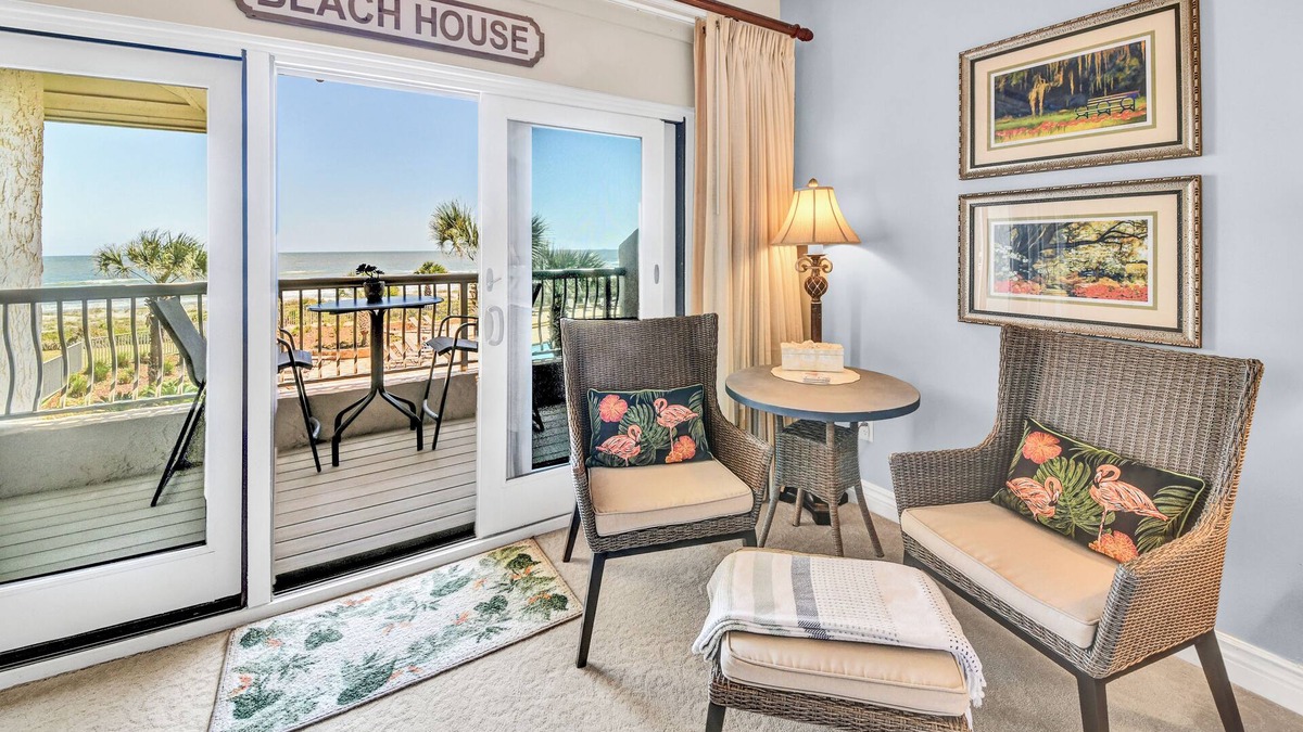 Fernandina Beach Condo | Idyllic Beach Suite with Big Ocean Views