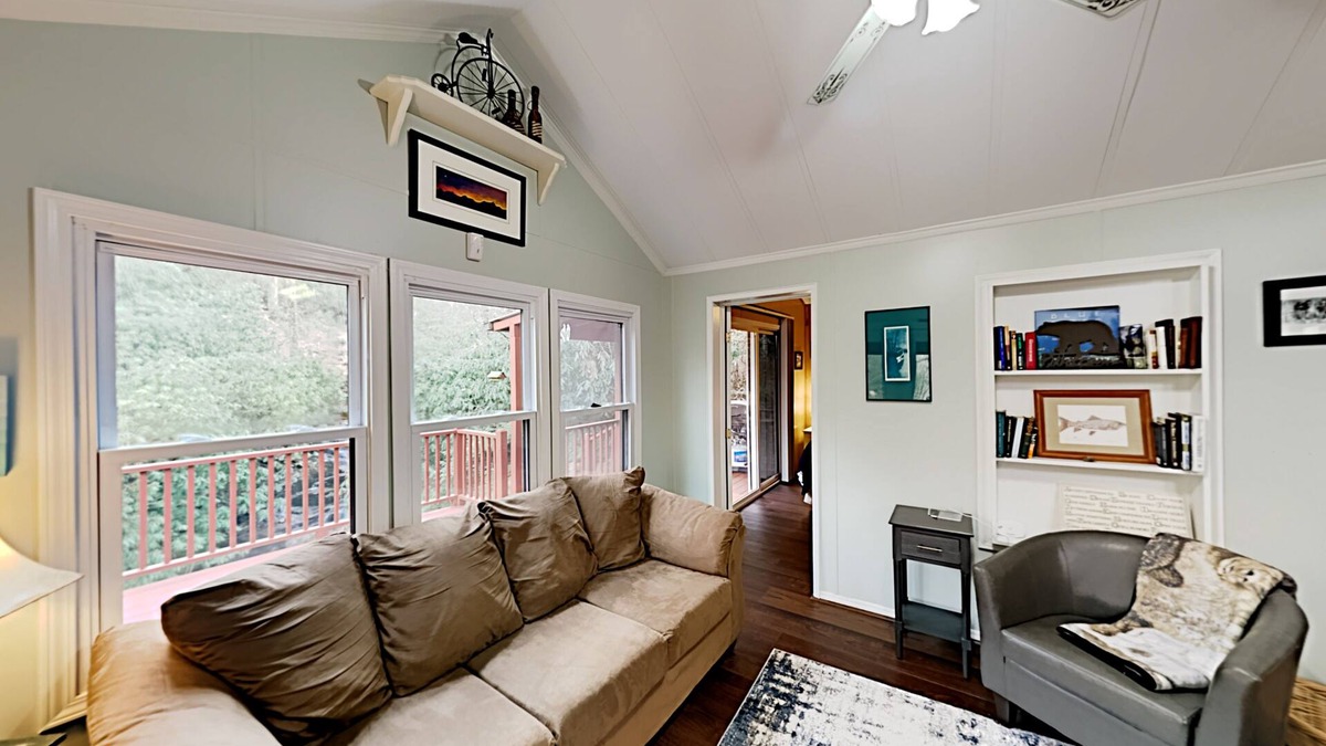 Gerton Cabin | Idyllic Creekside Getaway with Private Waterfall | Near Asheville & Lake Lure