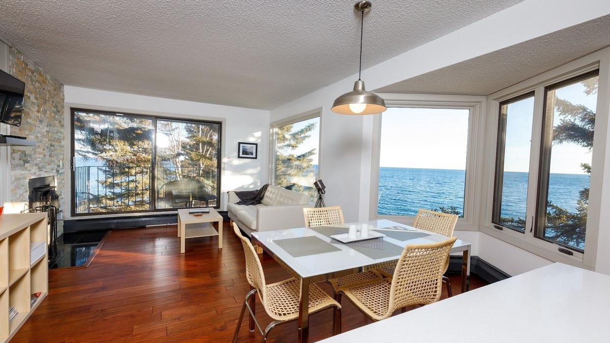 Tofte Condo | Idyllic Lake Superior Lodging on the North Shore of MN. Jaw dropping!