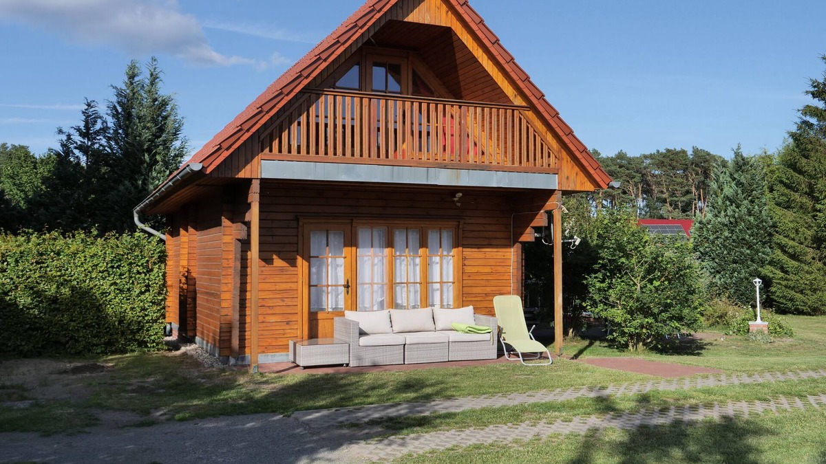 Molschow Cabin | Idyllic wooden house with terrace for 5 pers. - Through the forest to the beach