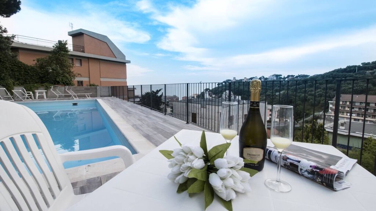 Celle Ligure Condo | Il Biancospino 11-Residence Felice -14 accommodation 300 meters from the sea, swimming pool, race