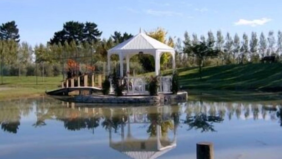 Christchurch House | In Christchurch city on acreage Very Private Garden overlooking our Olive Grove