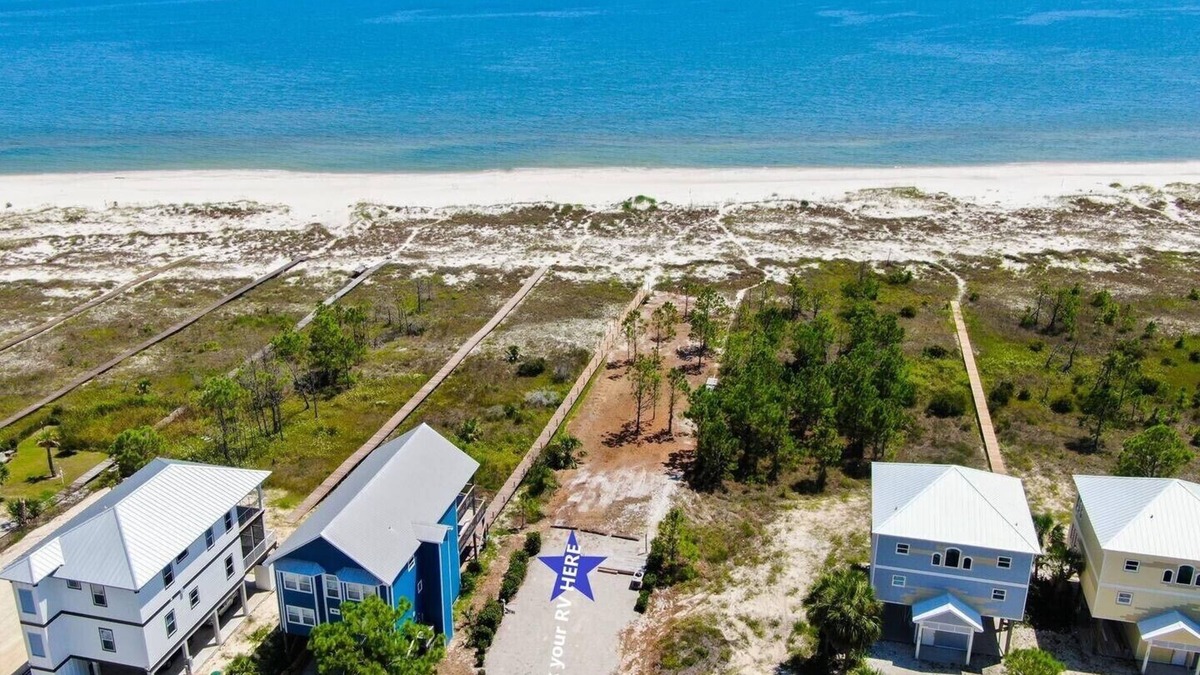 Cape San Blas House | Incommunicado Gulf Front Private RV Lot