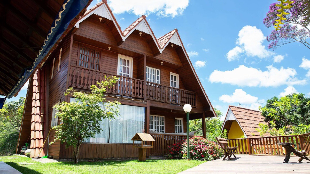 Vitor Hugo Ski Chalet | Incrível chalé no Hotel Fazenda China Park