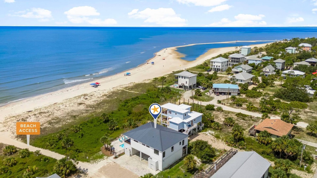 Indian Pass House | Indian Pass Beach House - Beachfront, Private Pool, Pet Friendly, Sleeps 12