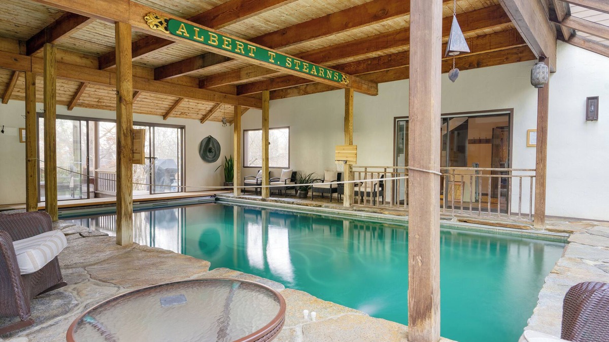 West Stockbridge House | Indoor Pool & Lofted Game Area | Sunroom w/Sweeping Mountain Views | Wellspring