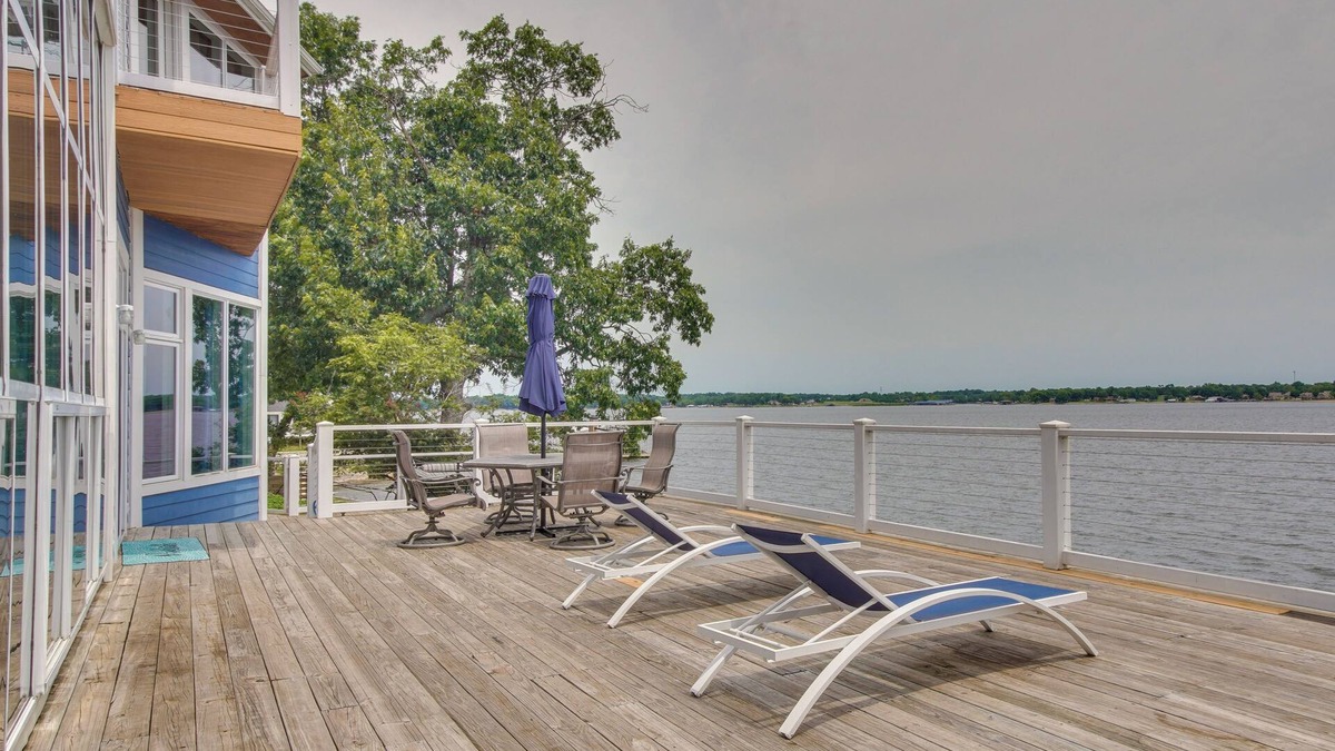 Dennis House | Indoor Pool + Waterfront Deck: Spacious Jay Home