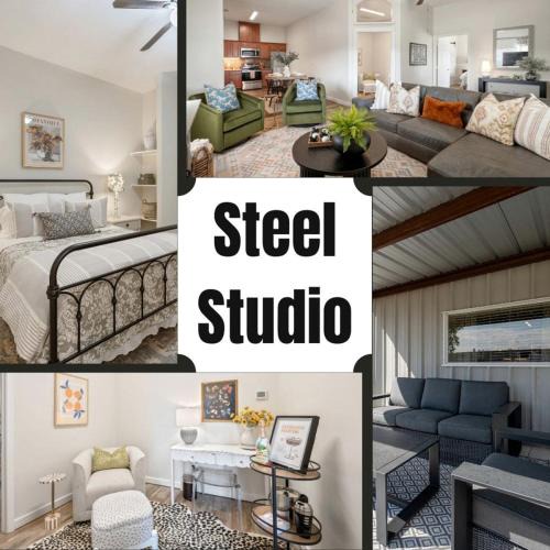 College Station House | Industrial-Chic Cottage Retreat with Outdoor Space Near Kyle Field & Easterwood Airport in Dr. College Station, Texas