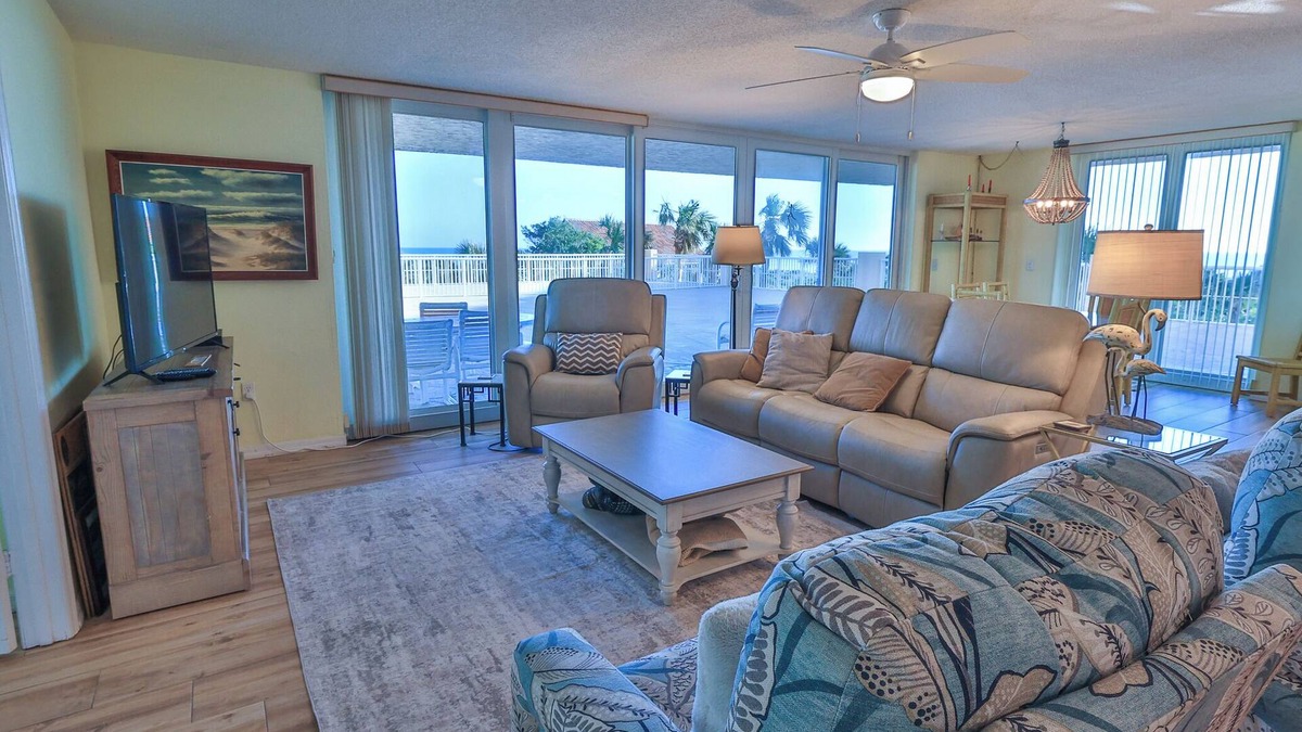 New Smyrna Beach Condo | Inlet#108 - 3BD Lavish Beach Haven Panoramic Views