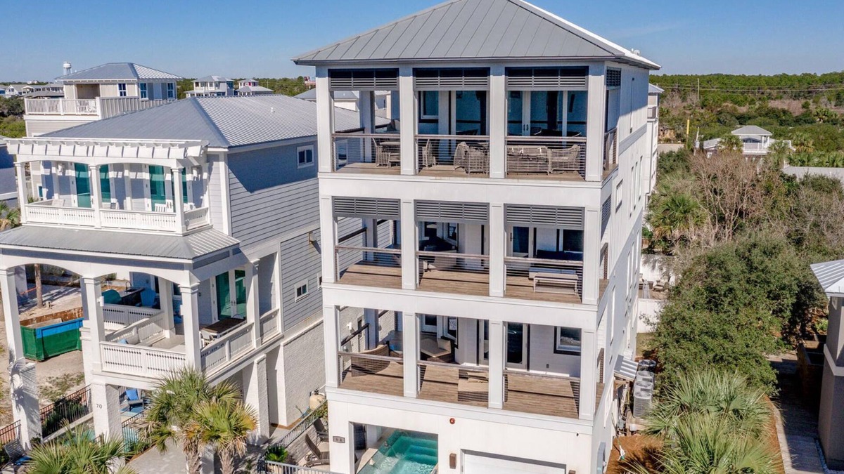 Inlet Beach House | Inlet Beach "Emerald Breeze"| 6 BR |Sleeps 16 |Private Pool |Elevator| VIEWS!