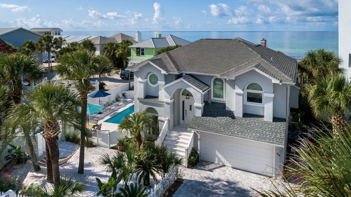 Inlet Beach House | Inlet Beach Florida Private Heated Pool Beachfront Steps to Water