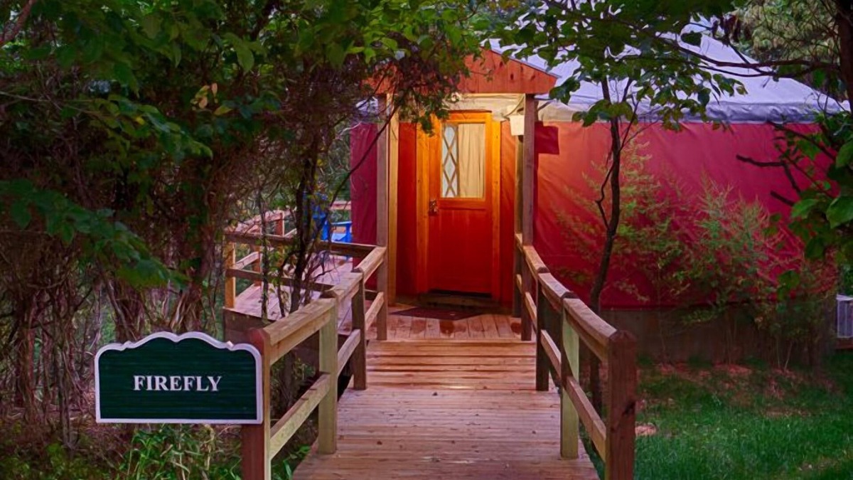 Logan Resort | Inn & Spa at Cedar Falls Firefly Yurt