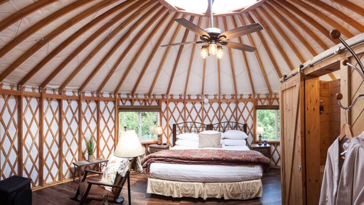 Logan Resort | Inn & Spa at Cedar Falls Katydid Yurt