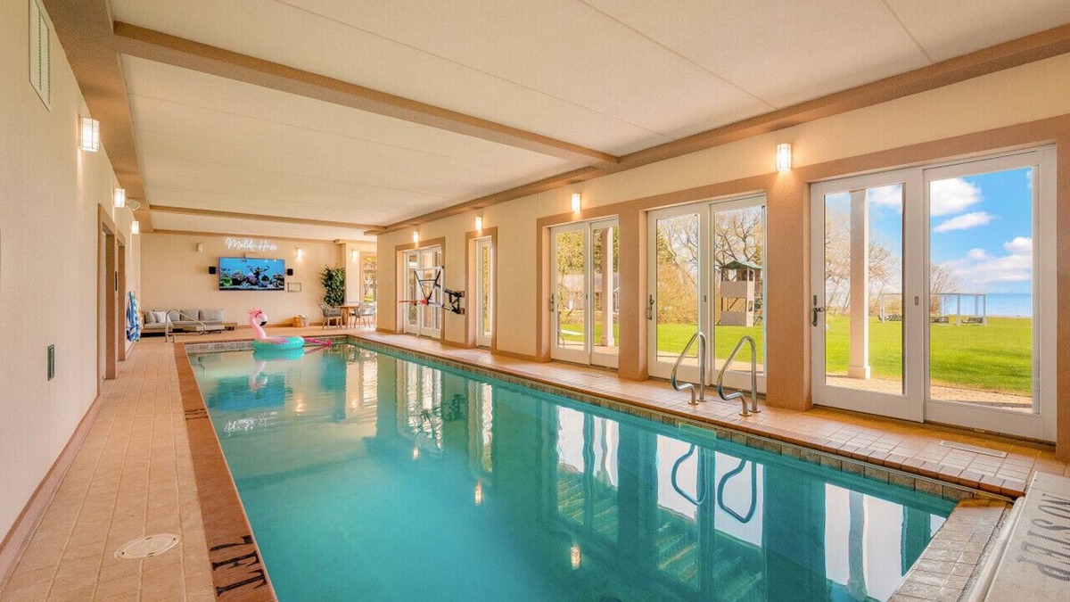 Branch House | Insane luxury beachfront estate - complete with indoor pool, arcade and theater!