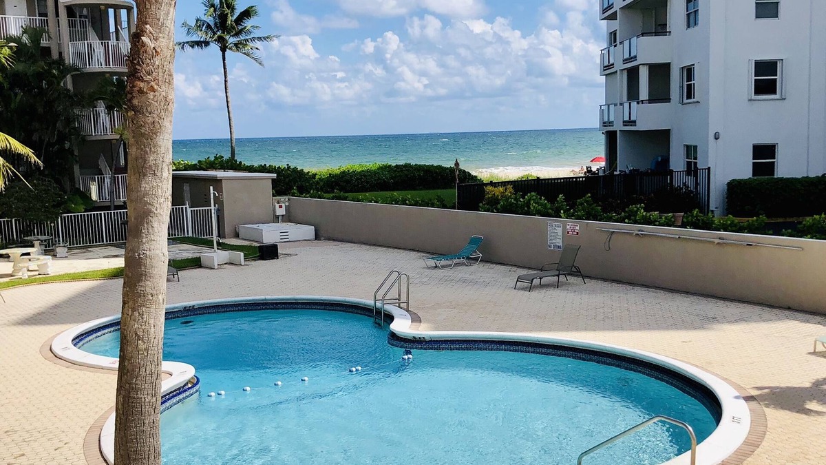 Lauderdale-by-the-Sea Apartment | International Sand Dollar Building in the Sand! This is your VIEW!
