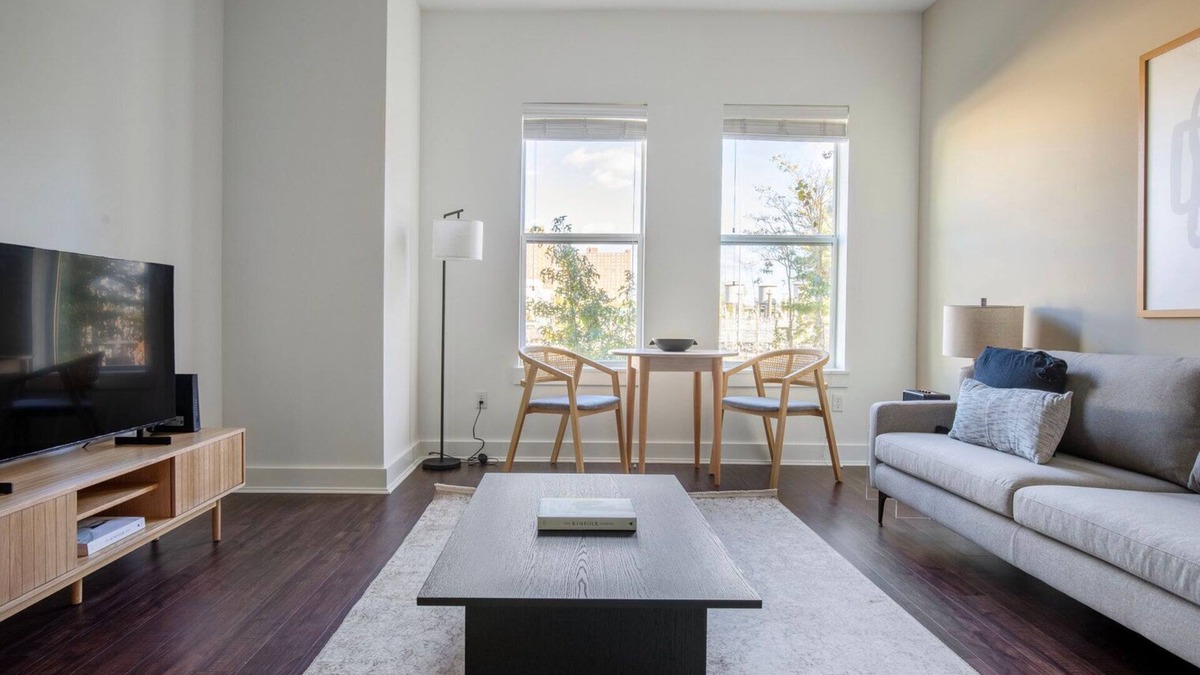 Cambridge Apartment | Inviting Alewife 2BR w/Gym & W/D, nr Red Line, by Blueground