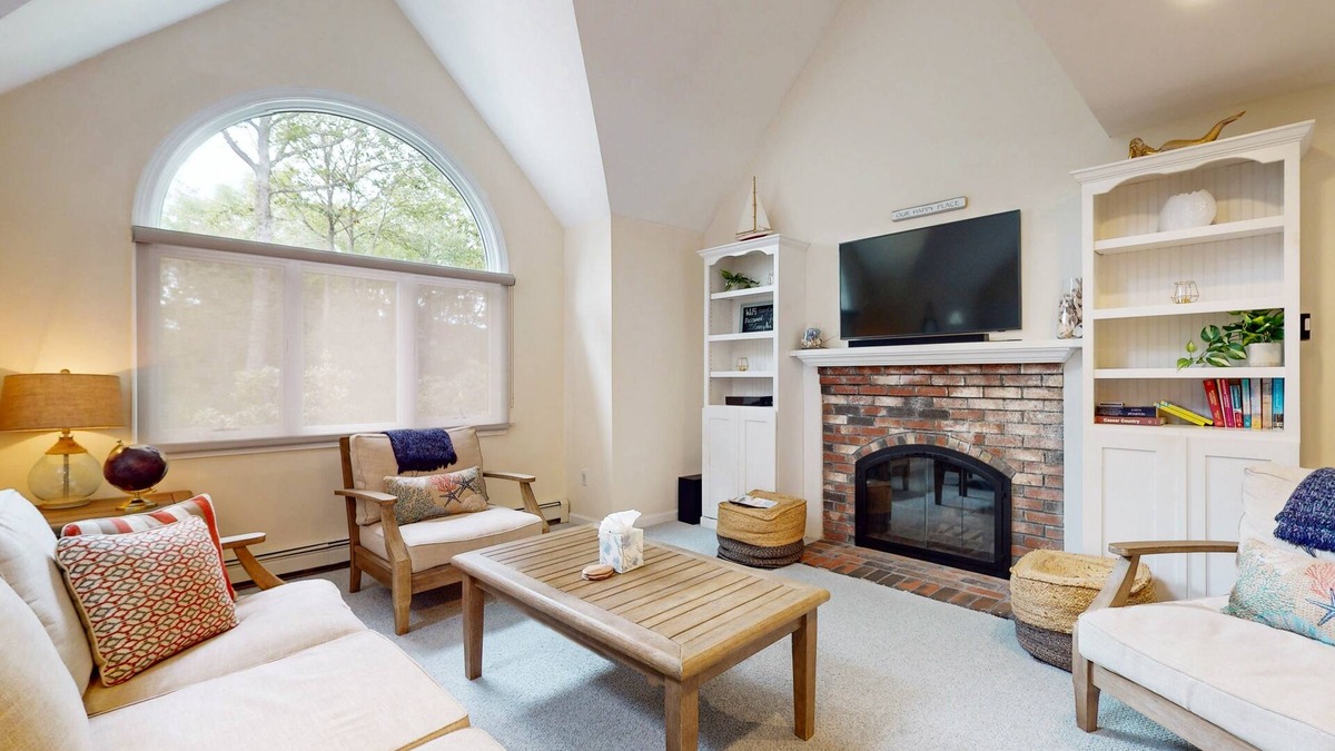 East Falmouth House | Inviting dog-friendly home with furnished deck & firepit, near golf