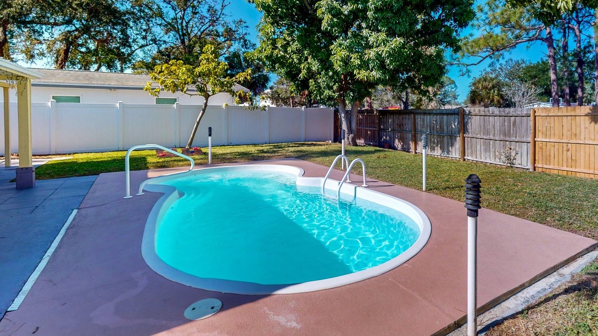 Pinellas Park House | Inviting, Dog Friendly home featuring pool and an excellent central location.